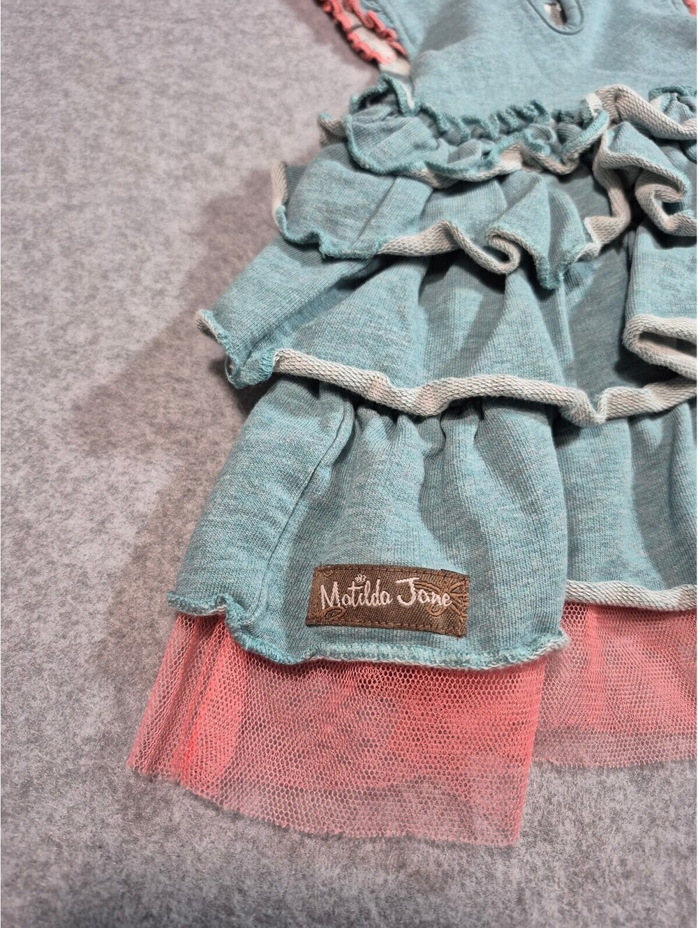 Matilda Jane Baby Girls Tiered Ruffle Tulle Dress 3-6M - Picture 5 of 6